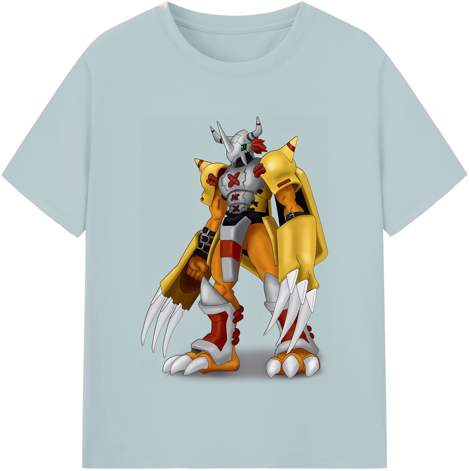 （画像用） Digimon デジタルモンスター/デジモン 綿100％半袖Tシャツ（フロントプリント）